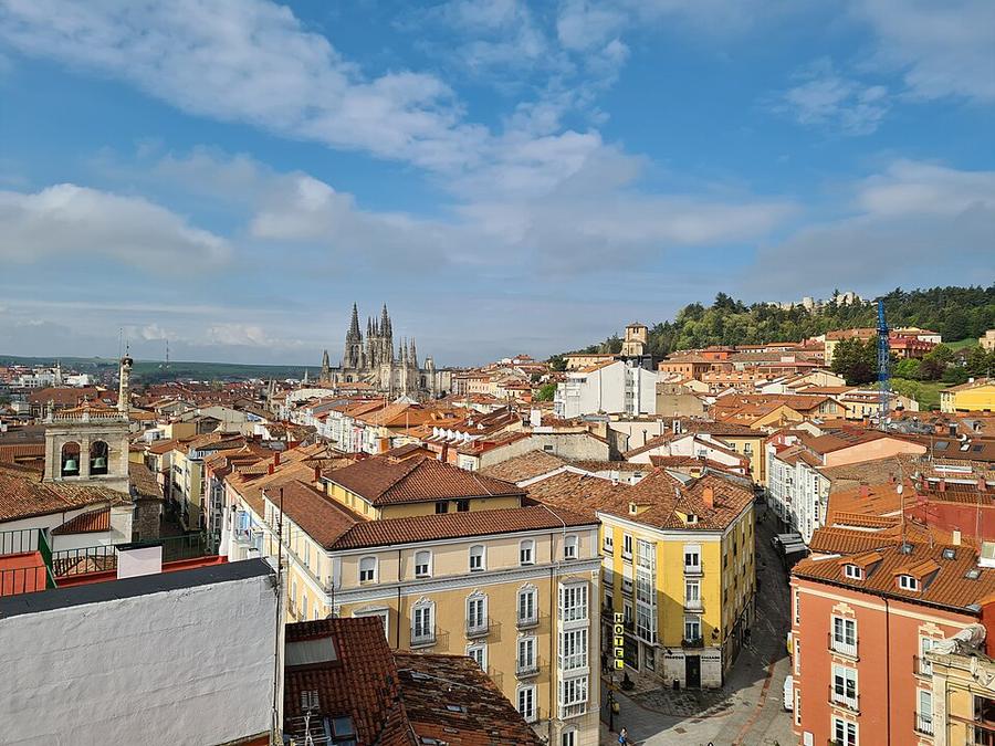 Vista del centro de Burgos