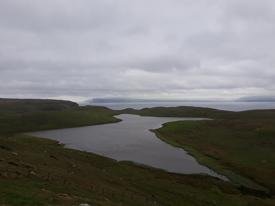 Lake at Rathlin island, Northern Ireland