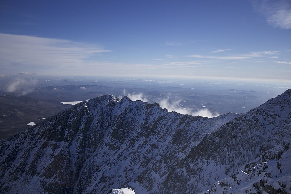 Looking Down Knife's Edge From Baxter Peak - panoramio
