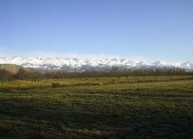 Kyrgyzstan Mounts Kungey Ala Too