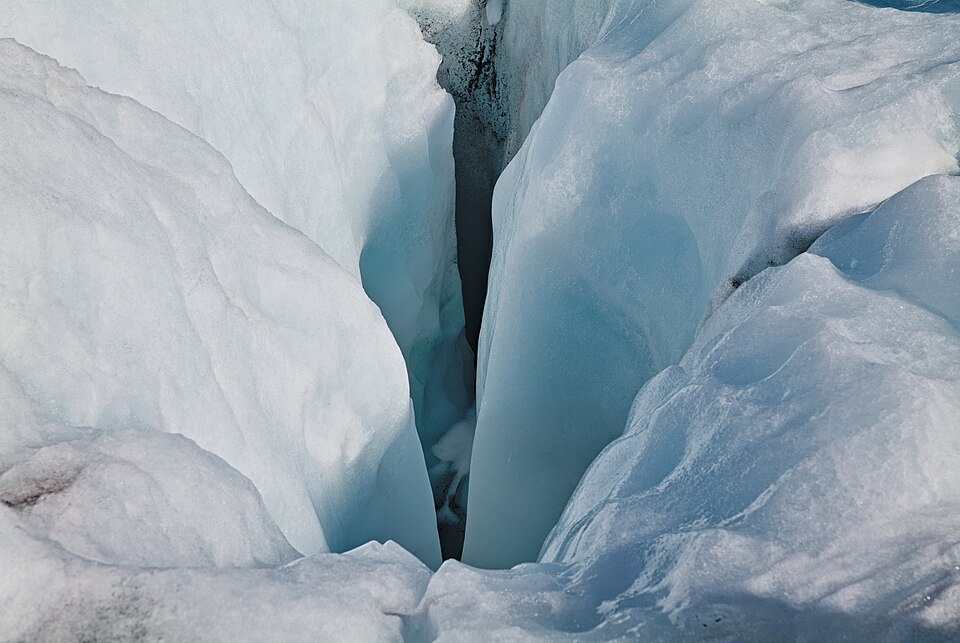 Crevasse at Storglaciären