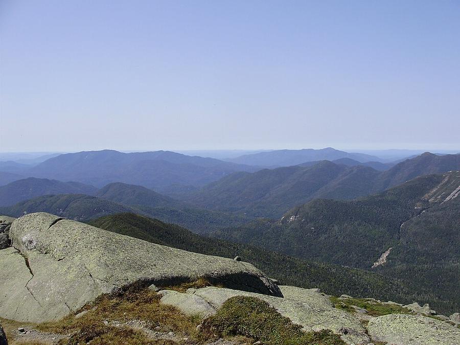 View west from the northwest side of the summit of Mount Marcy in Keene, Essex County, New York