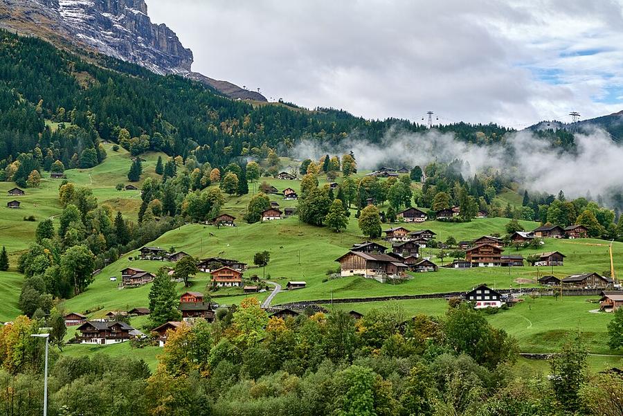 Wärgistal locality seen from Endweg Grindelwald